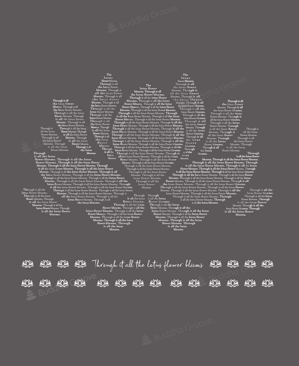 Certified Fairtrade Organic Cotton Lotus Long Sleeve Tee